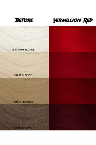 Crazy Color Hajszínező krém 40 Vermillon Red 100 ml