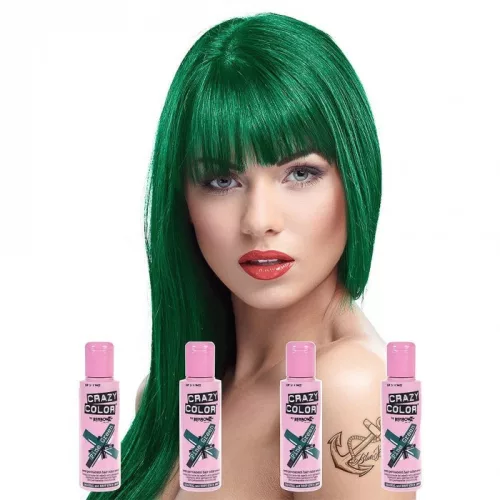 Crazy Color Hajszínező krém 46 Pine Green 100 ml