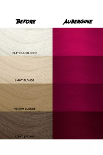 Crazy Color Hajszínező krém 50 Aubergine 100 ml