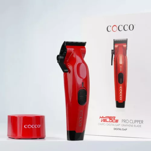 Cocco - Hyper Veloce Pro Clipper - Professzionális Hajvágó (Red)