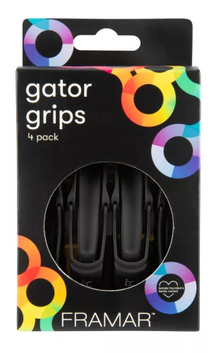 Framar - Gator Grip Clips (Black) - Csipesz Szett 4db (Fekete)
