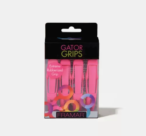 Framar Gumírozott csipesz Pink (4db/csomag)