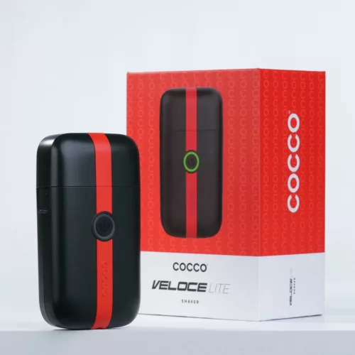 Cocco - Veloce Lite Shaver - Professzionális Elektromos Borotva (Black/Red)