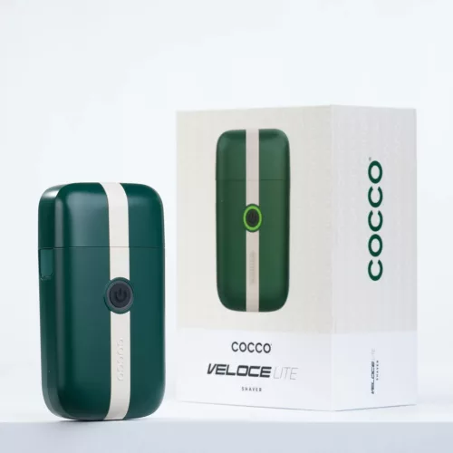 Cocco - Veloce Lite Shaver - Professzionális Elektromos Borotva (Green/White)