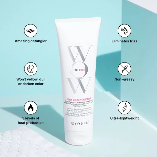 Color Wow - Color Security Conditioner - Színmegőrző Hajkondicionáló (Normál és Vastagszálú Hajra) 250ml