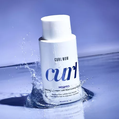Color Wow - Curl Hooked Clean Shampoo - Ápoló Sampon Göndör és Hullámos Hajra 295 ml