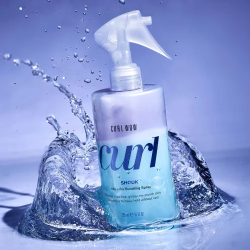 Color Wow - Curl Shook Mix + Fix Bundling Curly Hair Spray - Kétfázisú Hajkondicionáló Spray Göndör és Hullámos Hajra 295ml