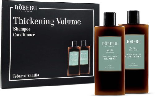 Noberu Ajándékcsomag Thickening Volume - Tobacco Vanilla (Sampon & Hajkondicionáló)