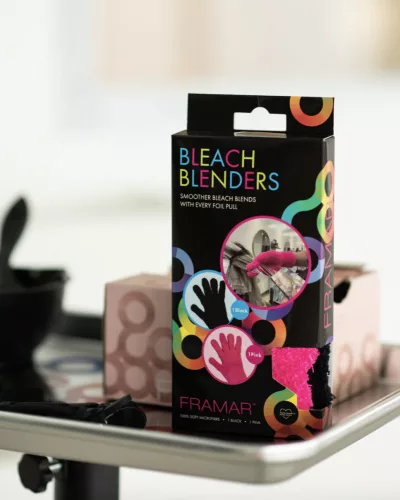 Framar Bleach Blenders melírozó kesztyűk (Pink+Fekete)