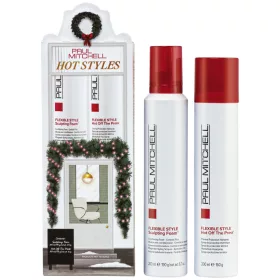   Paul Mitchell - Hot Style Karácsonyi Csomag (Hot Off The Press Hajlakk 200ml + Sculpting Foam 200ml)