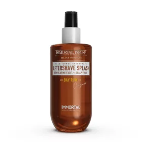   Immortal Infuse - Aftershave Splash Face & Scalp Tonic (Bay Rum) - Arc- és Hajtonik (Original) 250ml (Barna)