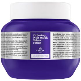 Kallos Silver Reflex Színező Hajpakolás 275ml