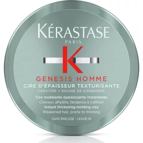   Kérastase Genesis Homme Cire D'Épaisseur Texturisante - Azonnali hajvastagság növelő agyag meggyengült, elvékonyodó hajra 75 ml
