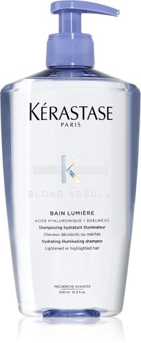 Kérastase Blond Absolu Bain Lumière - Hidratáló, hamvasító hajfürdő sampon, szőkített és melírozott hajra 500ml 