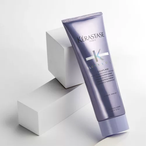 Kérastase Blond Absolu Fondant Cicaflash - Intenzív hatású hajápoló tej szőkített és melírozott hajra 250ml 