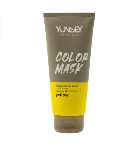 Yunsey Professional - Color Mask Színező Hajpakolás 200ml – Citromsárga