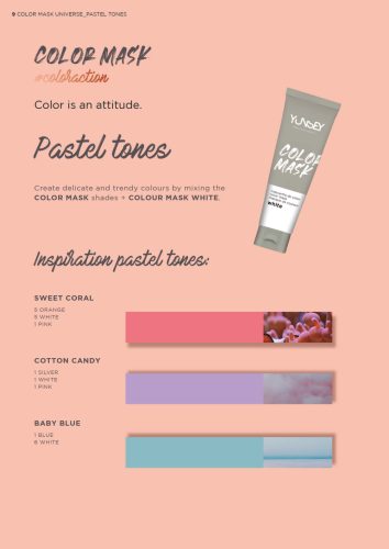 Yunsey Professional - Color Mask Színező Hajpakolás 200ml – Kék