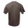 L3VEL3 - Oversized T-Shirt Back Logo - Oversized Póló, Hátsó Logóval (Sötét Szürke, L)