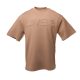 L3VEL3 - Oversized T-Shirt Front Logo - Oversized Póló, Elülső Logóval (Bézs, M)