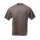 L3VEL3 - Oversized T-Shirt Front Logo - Oversized Póló, Elülső Logóval (Sötét Szürke, L)
