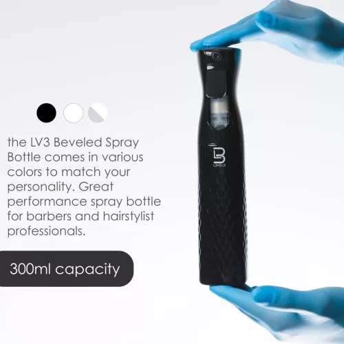 L3VEL3 - Beveled Spray Bottle - Vizező 300ml (Fekete)