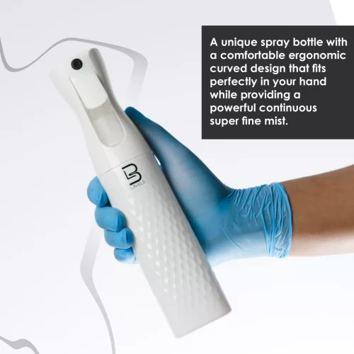L3VEL3 - Beveled Spray Bottle - Vizező 300ml (Fehér)