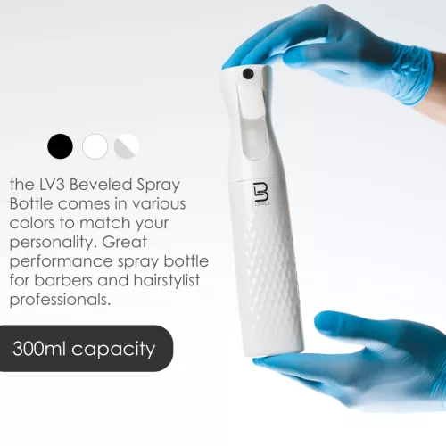 L3VEL3 - Beveled Spray Bottle - Vizező 300ml (Fehér)