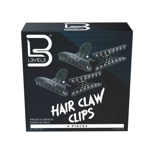 L3VEL3 - Hair Claw Clips - 4 Darabos Pillangócsat Szett