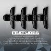 L3VEL3 - Hair Claw Clips - 4 Darabos Pillangócsat Szett