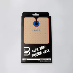   L3VEL3 - Cape With Rubber Neck - Beterítő Kendő Gumírozott Nyakrésszel (Bézs-Piros)