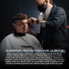 L3VEL3 - Cape With Rubber Neck - Beterítő Kendő Gumírozott Nyakrésszel (Fehér)