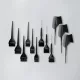 L3VEL3 - 12 PC Color Brush Set - 12 Darabos Hajfestő Ecset Szett