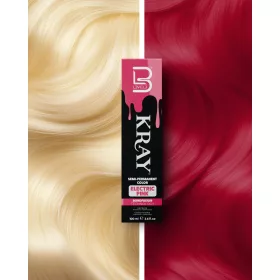   L3VEL3 - Kray Semi Permanent Color - Fizikai Hajszínező - Élénk Pink (Electric Pink) 100ml