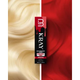   L3VEL3 - Kray Semi Permanent Color - Fizikai Hajszínező - Élénk Piros (Electric Red) 100ml