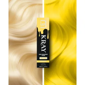   L3VEL3 - Kray Semi Permanent Color - Fizikai Hajszínező - Citromsárga (Yellow) 100ml