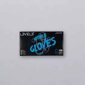   L3VEL3 - Nitrile Gloves - Nitril Gumikesztyű - 100 db (Blue, XL)