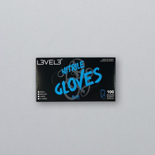 L3VEL3 - Nitrile Gloves - Nitril Gumikesztyű - 100 db (Blue, XL)