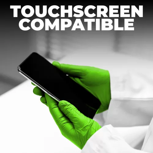 L3VEL3 - Nitrile Gloves - Nitril Gumikesztyű - 100 db (Lime, L)