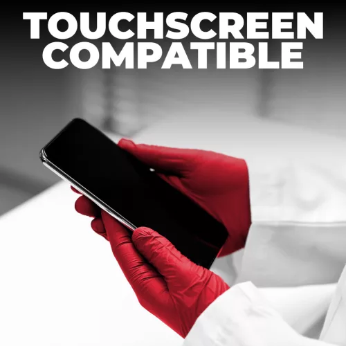 L3VEL3 - Nitrile Gloves - Nitril Gumikesztyű - 100 db (Red-ish, S)