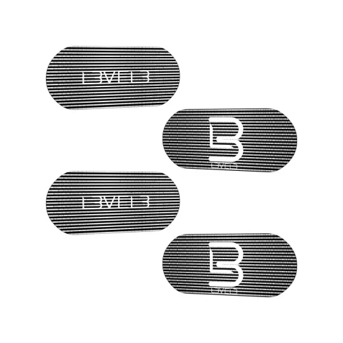 L3VEL3 - Hair Grips - 4 Darabos Hajszeparátor Szett
