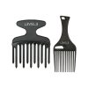 L3VEL3 - Hair Pick Comb Set - 2 Darabos Afrofésű Szett