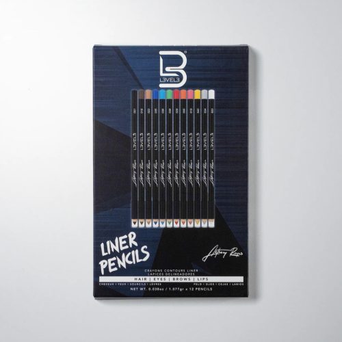 L3VEL3 - Liner Pencils - 12 Darabos Színes Kontúrceruza Szett