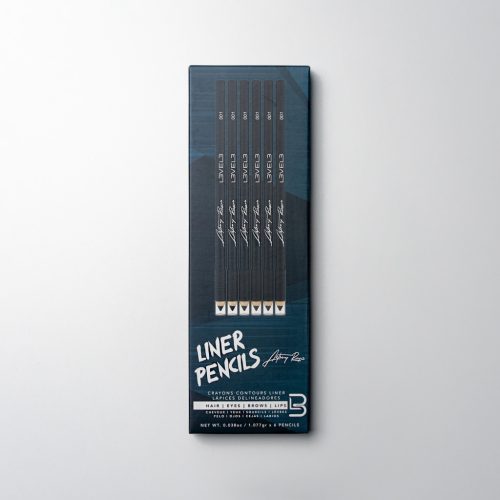 L3VEL3 - Liner Pencils - 6 Darabos Fekete Kontúrceruza Szett