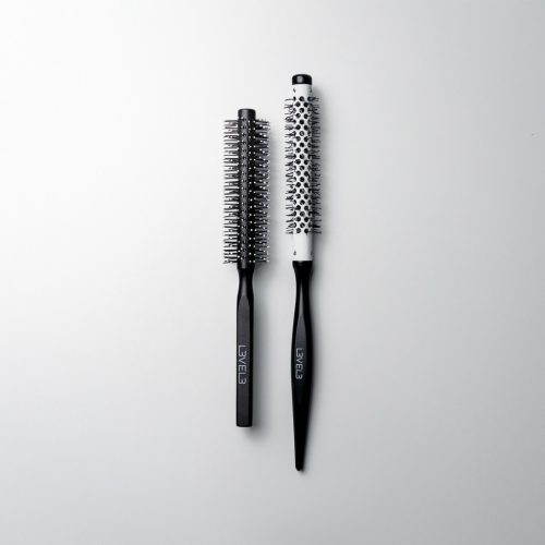 L3VEL3 - Wooden Round Brush Set - 2 Darabos Fa Körkefe Szett