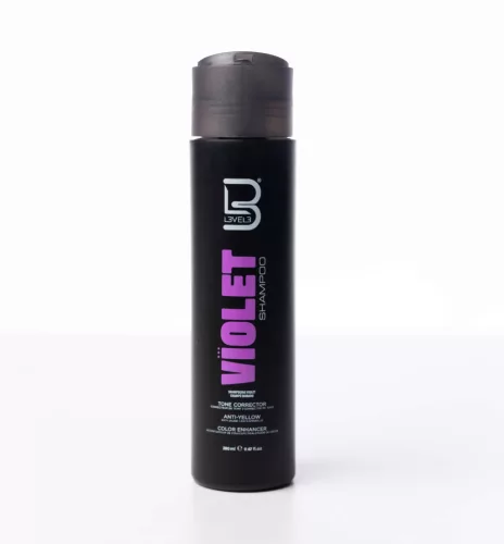 L3VEL3 - Violet Shampoo - Anti-Yellow Sárgulás Elleni Sampon 280ml