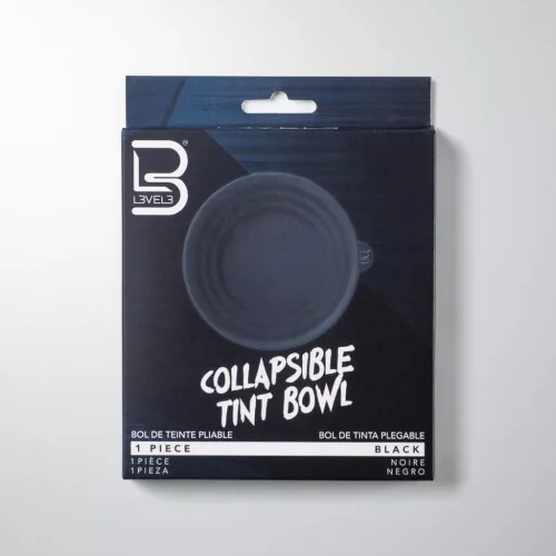 L3VEL3 - Collapsible Tint Bowl - Összecsukható Hajfestő Tál (Fekete)