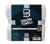 L3VEL3 - Shaving Towels 71x36 cm - 3 Darabos Prémium Törölköző Szett (Fehér)