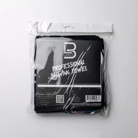   L3VEL3 - Professional Shaving Towel 71x36 cm - Prémium Törölköző (Fekete)