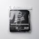 L3VEL3 - Professional Shaving Towel 71x36 cm - Prémium Törölköző (Fekete)