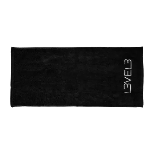 L3VEL3 - Professional Shaving Towel 71x36 cm - Prémium Törölköző (Fekete)